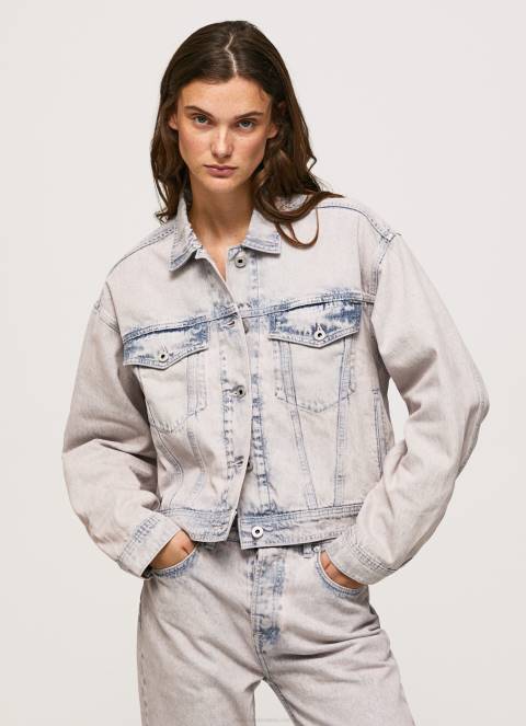 žene traper oversized traper jakna Pepe Jeans JZ8H125