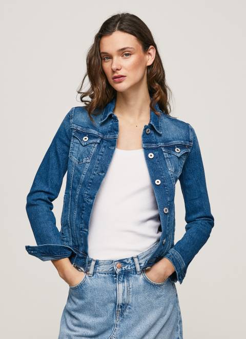 žene traper traper jakna regularnog kroja Pepe Jeans JZ8H138