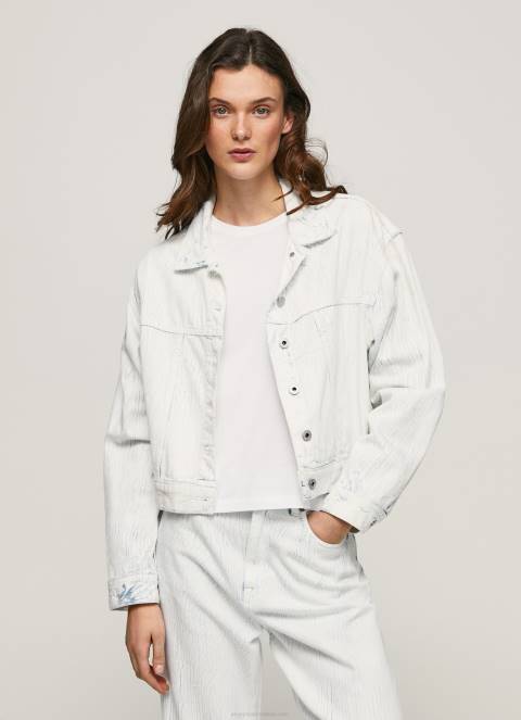 žene traper traper jakna s efektom pucanja Pepe Jeans JZ8H95