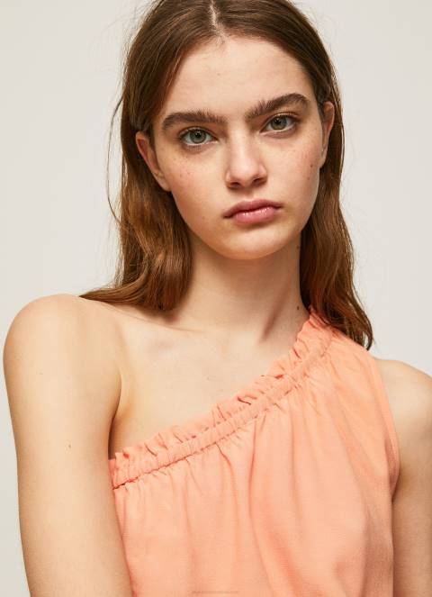 žene breskva gornji dio s asimetričnim izrezom Pepe Jeans JZ8H355