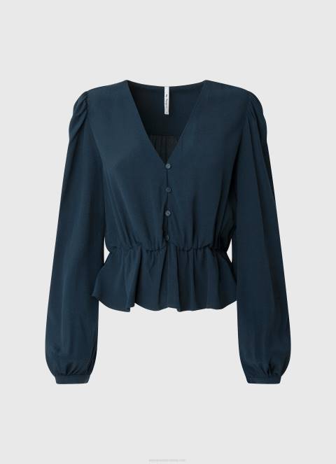 žene dulwich skraćeni top s v-izrezom Pepe Jeans JZ8H325