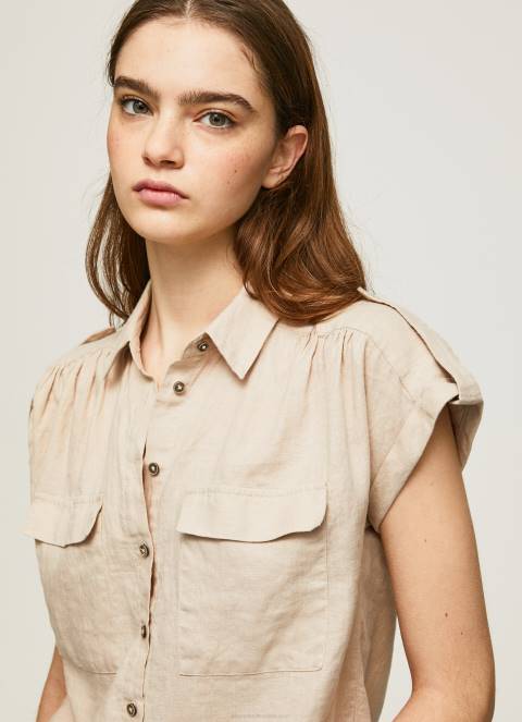 žene kamen korisna košulja kratkih rukava Pepe Jeans JZ8H341