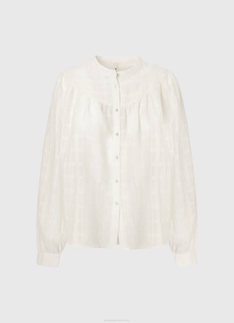 žene mousse mao ovratnik pamuk dobby bluza Pepe Jeans JZ8H362