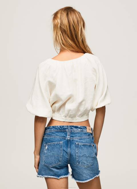 žene mousse skraćeni top s v-izrezom Pepe Jeans JZ8H354