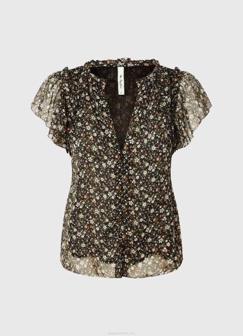 žene multi bluza od šifona s cvjetnim uzorkom Pepe Jeans JZ8H367