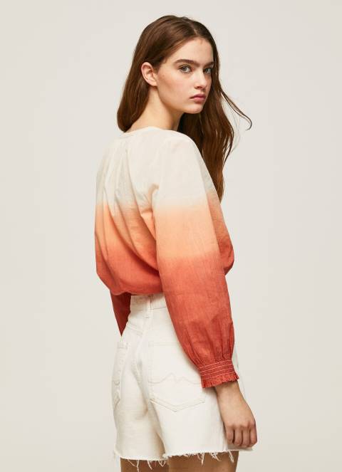 žene multi color block izblijedjela košulja Pepe Jeans JZ8H338