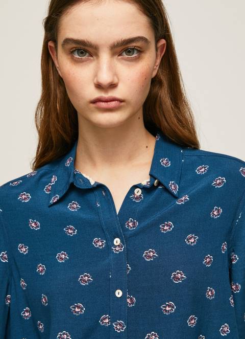 žene multi cvjetna košulja dugih rukava Pepe Jeans JZ8H371