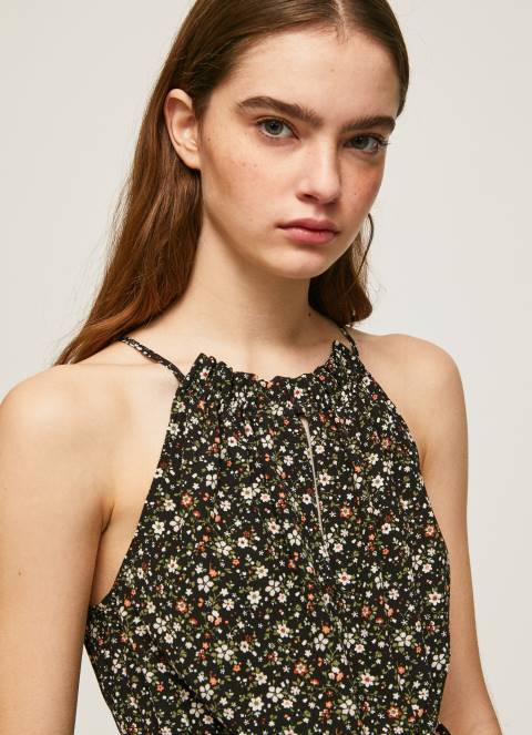 žene multi majica bez rukava s cvjetnim uzorkom Pepe Jeans JZ8H366