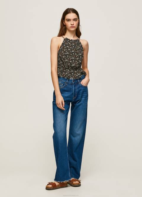 žene multi majica bez rukava s cvjetnim uzorkom Pepe Jeans JZ8H366