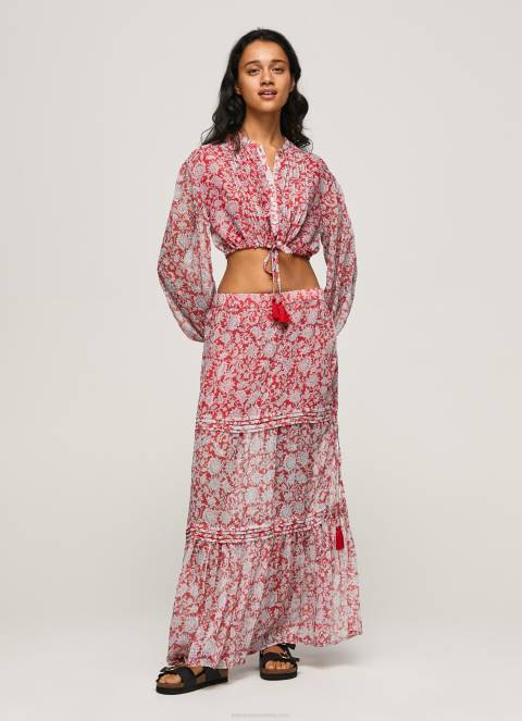 žene multi skraćena bluza s cvjetnim printom Pepe Jeans JZ8H363