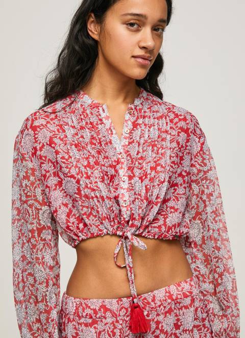 žene multi skraćena bluza s cvjetnim printom Pepe Jeans JZ8H363