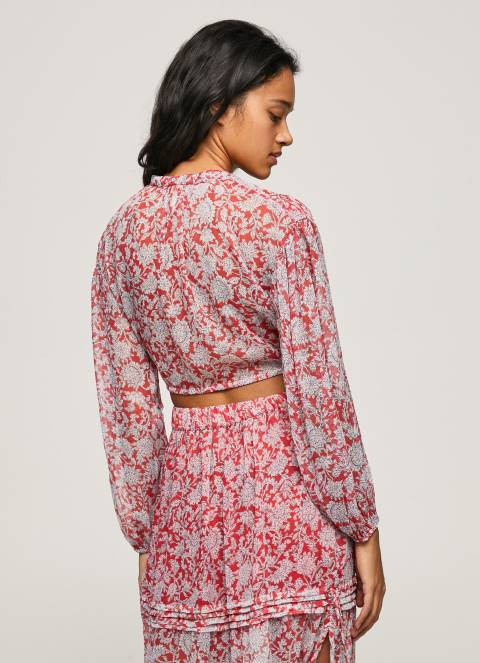 žene multi skraćena bluza s cvjetnim printom Pepe Jeans JZ8H363