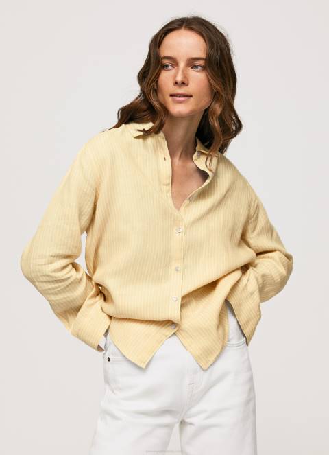 žene sjaj prugasta majica regularnog kroja Pepe Jeans JZ8H347