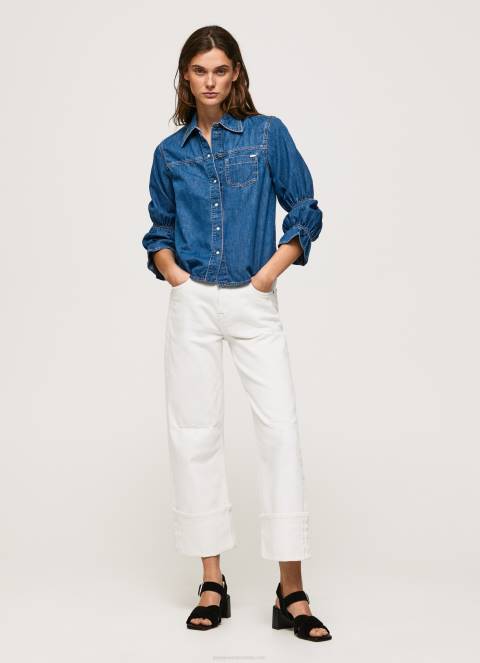 žene traper traper košulja regularnog kroja Pepe Jeans JZ8H96