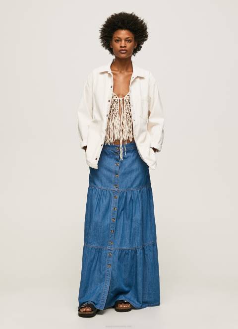 žene traper traper majica s prugastim printom Pepe Jeans JZ8H353