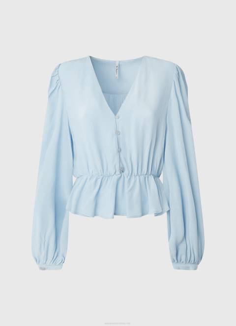 žene zaljev skraćeni top s v-izrezom Pepe Jeans JZ8H326