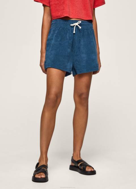 žene jarman sportske kratke hlače s izvezenim logotipom Pepe Jeans JZ8H532