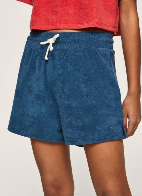 žene jarman sportske kratke hlače s izvezenim logotipom Pepe Jeans JZ8H532