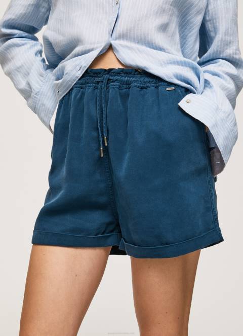 žene ocean kratke hlače za papirnatu vrećicu Pepe Jeans JZ8H507