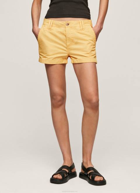 žene sjaj standardne pamučne kratke hlače Pepe Jeans JZ8H518