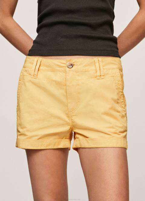 žene sjaj standardne pamučne kratke hlače Pepe Jeans JZ8H518