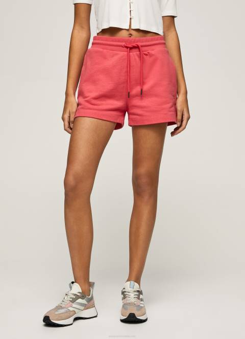 žene studio crvena pamučne kratke hlače s podesivim strukom Pepe Jeans JZ8H516