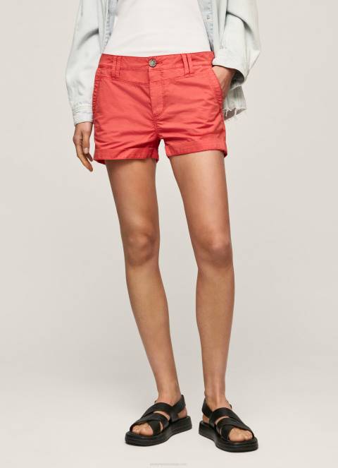 žene studio crvena standardne pamučne kratke hlače Pepe Jeans JZ8H519