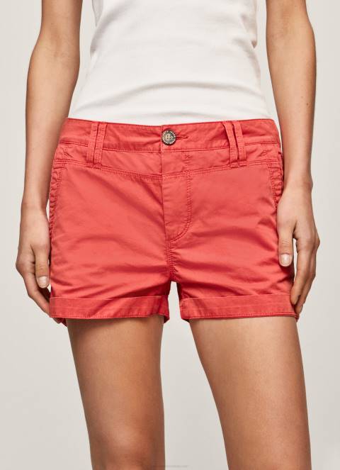 žene studio crvena standardne pamučne kratke hlače Pepe Jeans JZ8H519