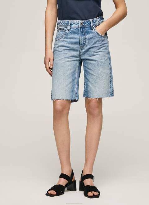 žene traper kratke traper hlače opuštenog kroja Pepe Jeans JZ8H486