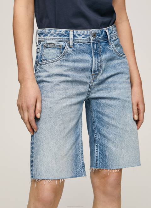 žene traper kratke traper hlače opuštenog kroja Pepe Jeans JZ8H486