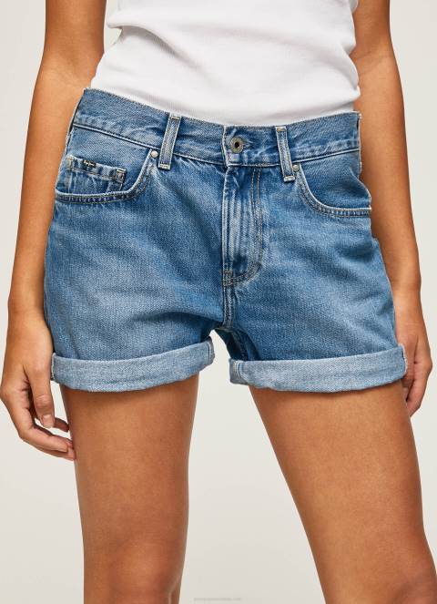 žene traper kratke traper hlače regularnog kroja Pepe Jeans JZ8H496