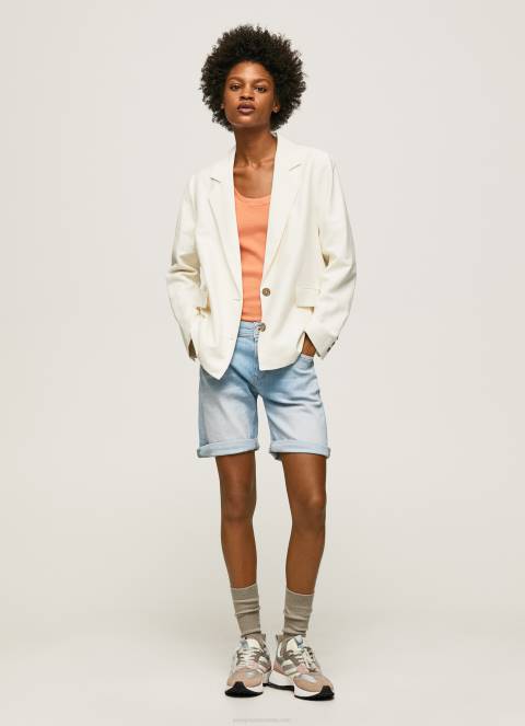 žene traper kratke traper hlače regularnog kroja Pepe Jeans JZ8H499