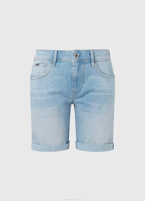 žene traper kratke traper hlače regularnog kroja Pepe Jeans JZ8H499