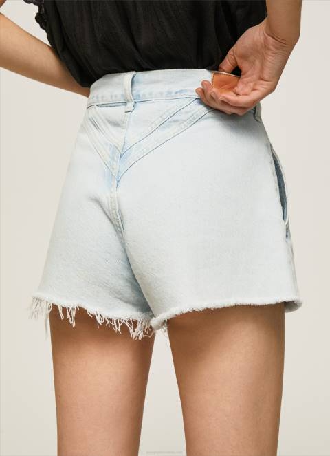 žene traper kratke traper hlače regularnog kroja Pepe Jeans JZ8H510