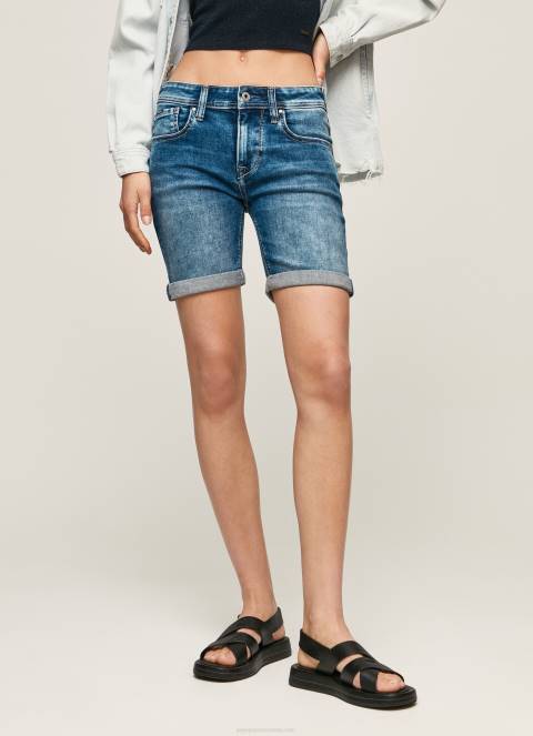 žene traper kratke traper hlače regularnog kroja Pepe Jeans JZ8H513