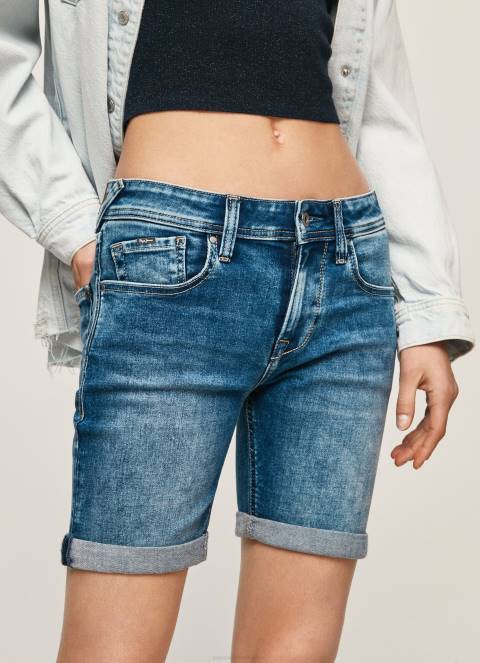 žene traper kratke traper hlače regularnog kroja Pepe Jeans JZ8H513