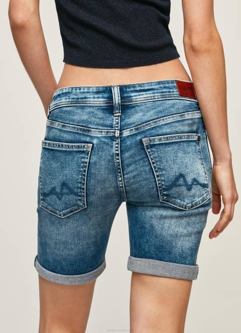 žene traper kratke traper hlače regularnog kroja Pepe Jeans JZ8H513
