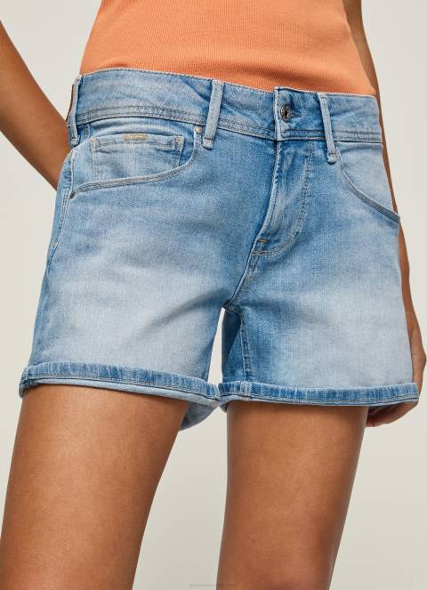 žene traper kratke traper hlače regularnog kroja Pepe Jeans JZ8H514