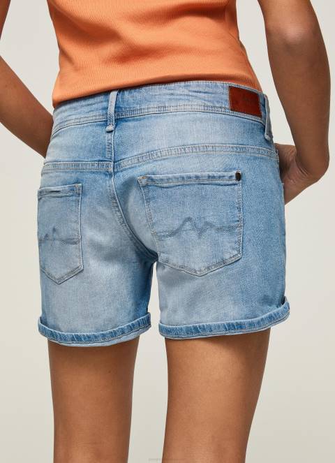 žene traper kratke traper hlače regularnog kroja Pepe Jeans JZ8H514