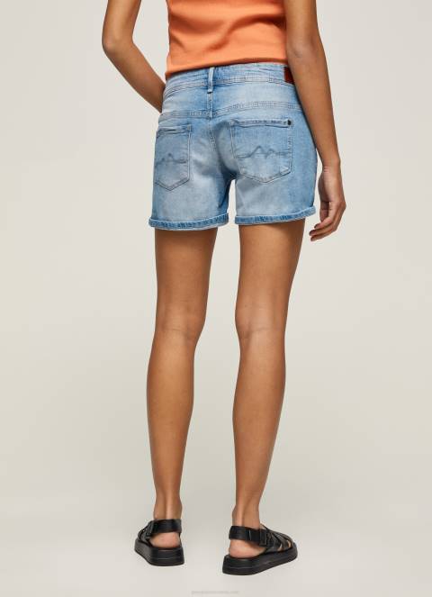 žene traper kratke traper hlače regularnog kroja Pepe Jeans JZ8H514