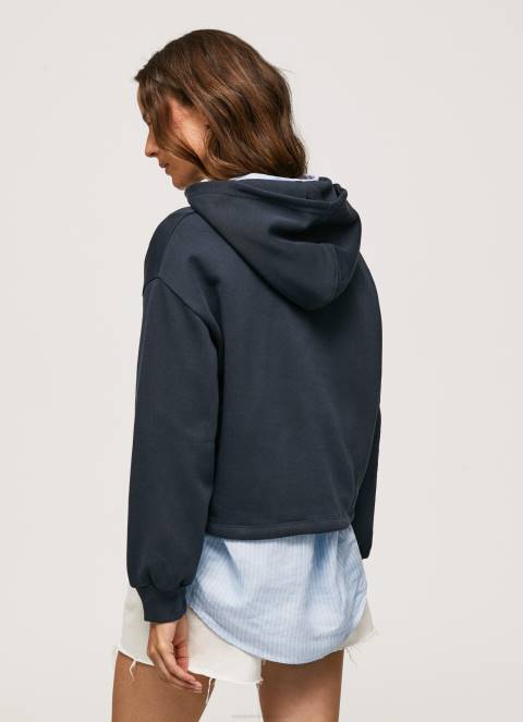 žene dulwich pamučni džemper s izvezenim logotipom Pepe Jeans JZ8H268