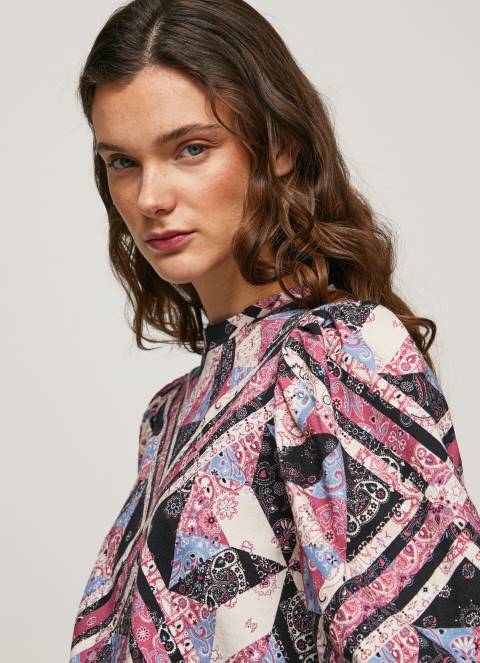 žene multi patchwork pamučni džemper Pepe Jeans JZ8H277