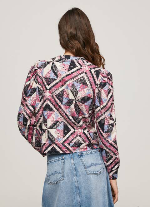 žene multi patchwork pamučni džemper Pepe Jeans JZ8H277