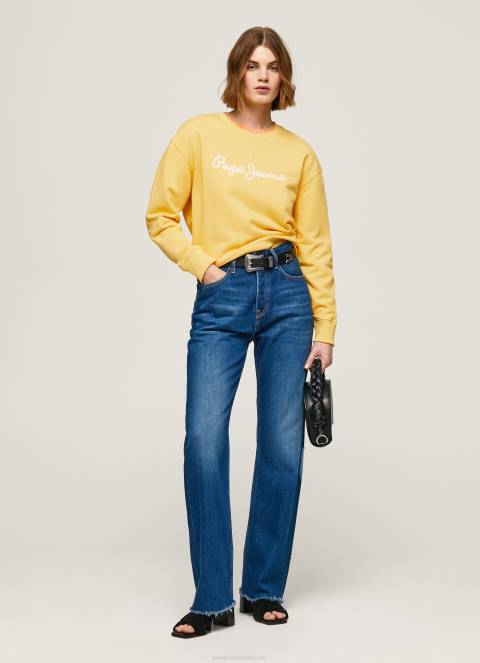 žene sjaj džemper s otisnutim logotipom Pepe Jeans JZ8H273