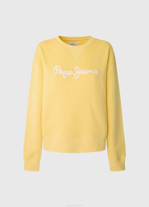 žene sjaj džemper s otisnutim logotipom Pepe Jeans JZ8H273