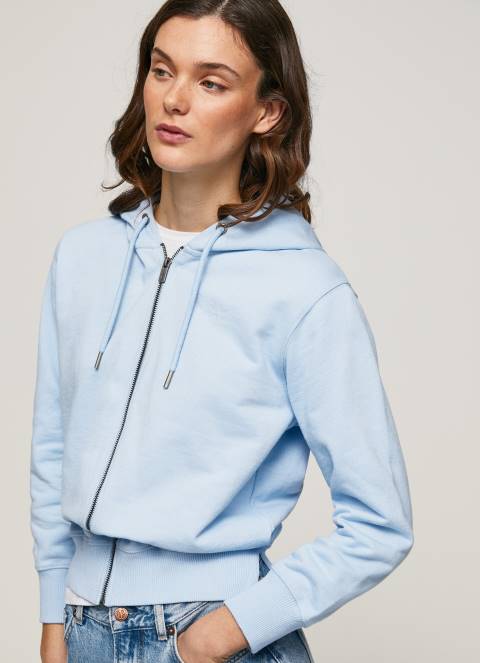 žene zaljev džemper s kapuljačom i patentnim zatvaračem Pepe Jeans JZ8H270