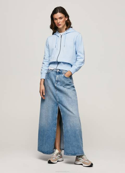 žene zaljev džemper s kapuljačom i patentnim zatvaračem Pepe Jeans JZ8H270