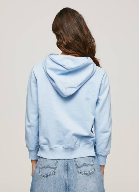 žene zaljev džemper s kapuljačom i patentnim zatvaračem Pepe Jeans JZ8H270