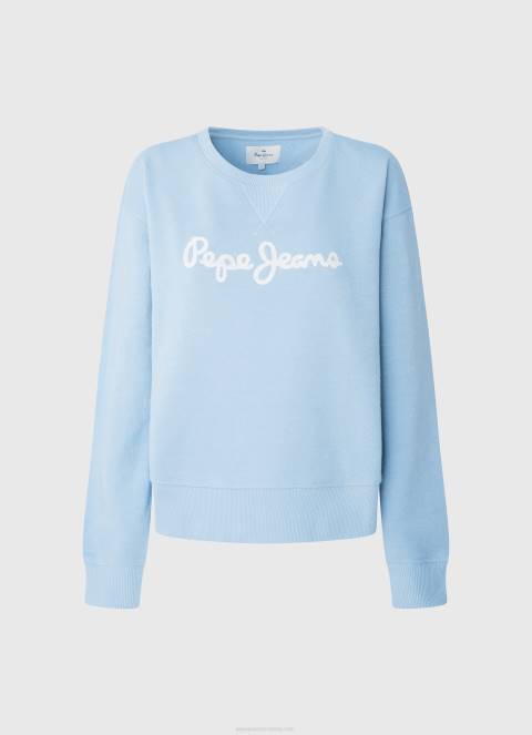 žene zaljev džemper s otisnutim logotipom Pepe Jeans JZ8H275