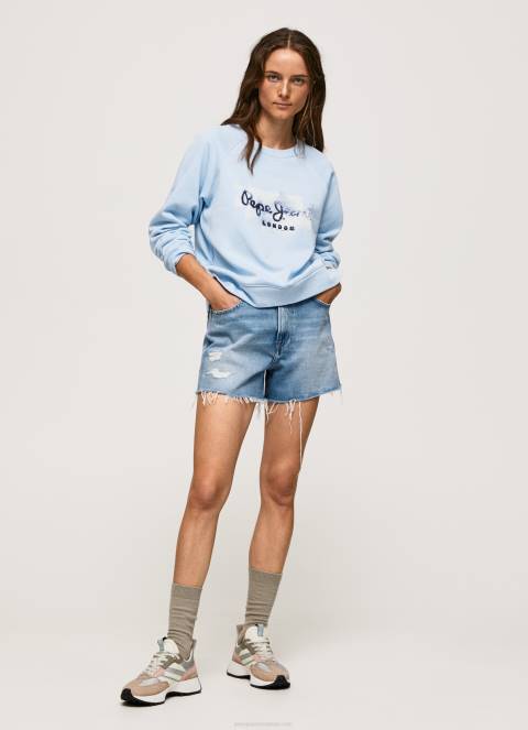 žene zaljev skraćeni pamučni džemper Pepe Jeans JZ8H271